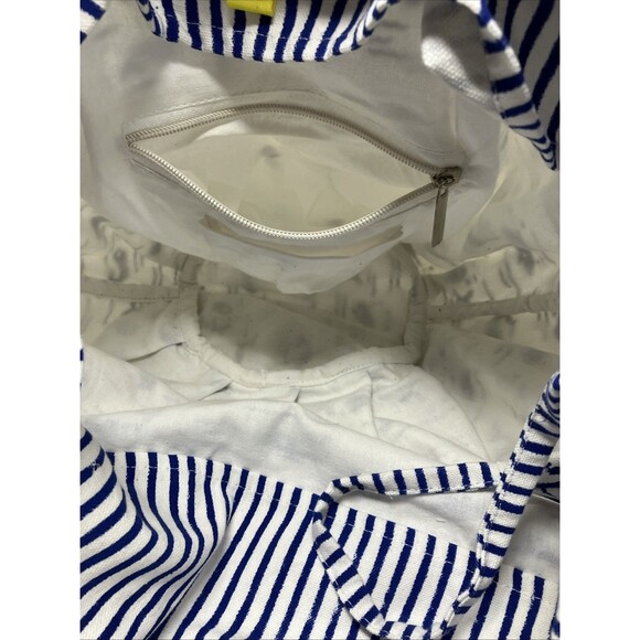 Roberta Roller Rabbit Canvas Tote Bag Cotton Whale Nautical Mom Handbag Beachy - Picture 14 of 14